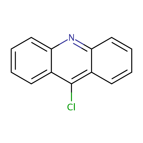 Acridine, 9-chloro- structural formula