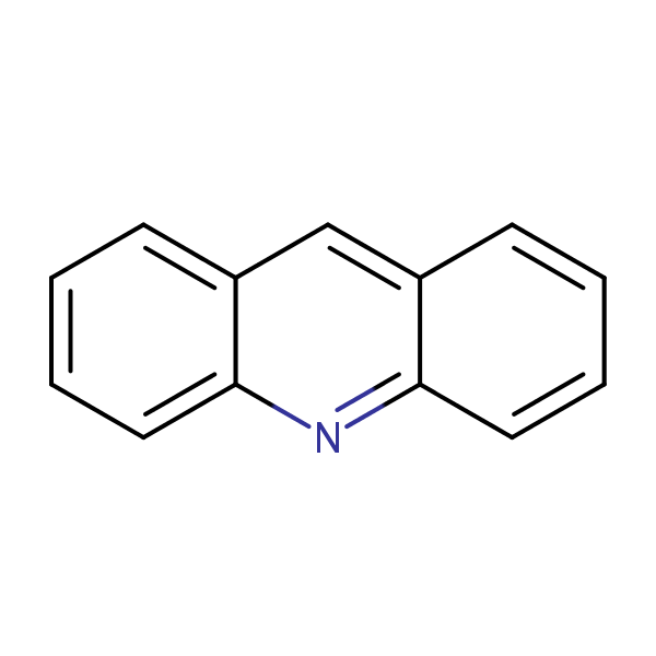 Acridine structural formula