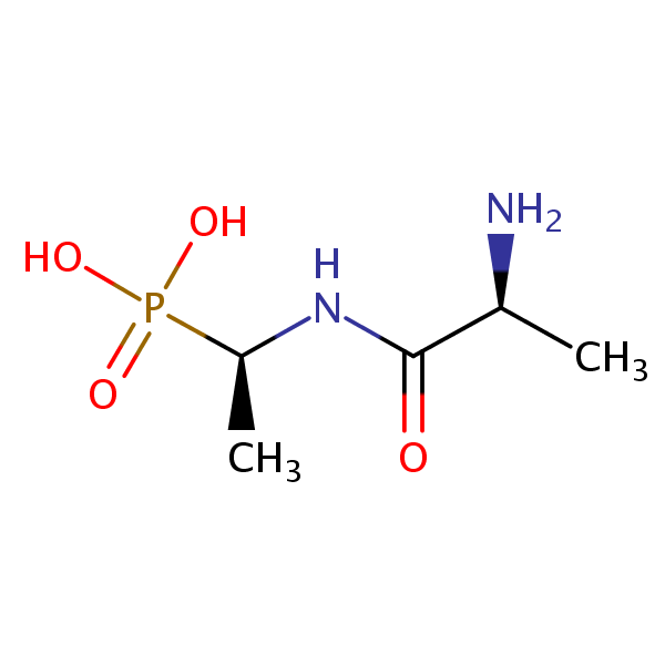 Alafosfalin structural formula