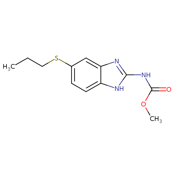 Albendazole structural formula