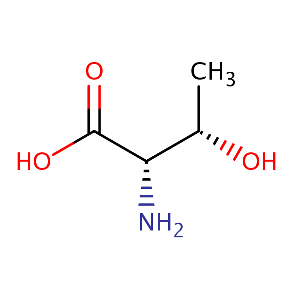 Allo-L-threonine structural formula