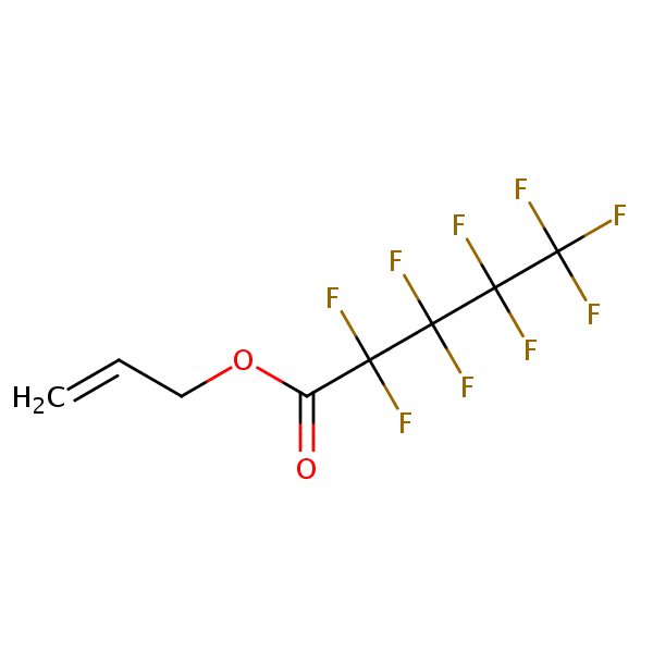 Allyl perfluorovalerate structural formula