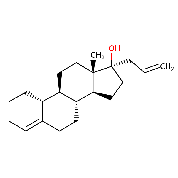 Allylestrenol structural formula