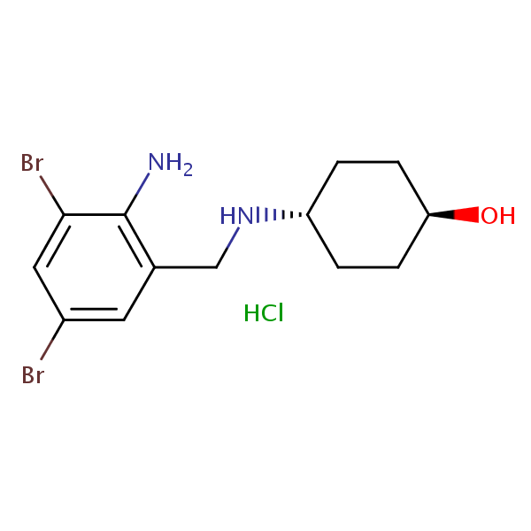 Ambroxolhydrochloride structural formula