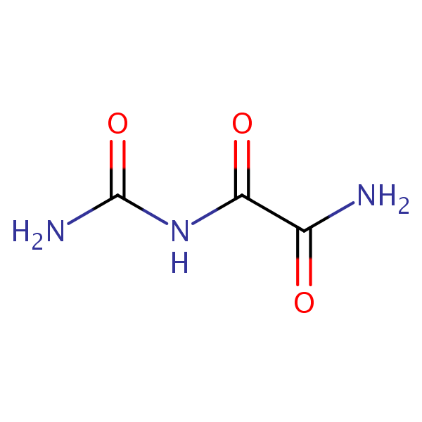 Aminocarbonyloxamide structural formula