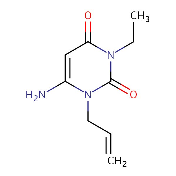 Aminometradine structural formula