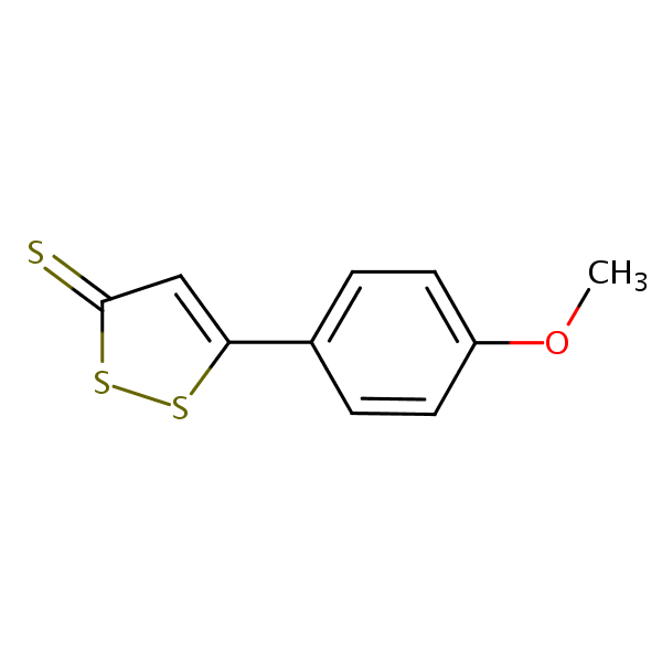 Anethole trithione structural formula
