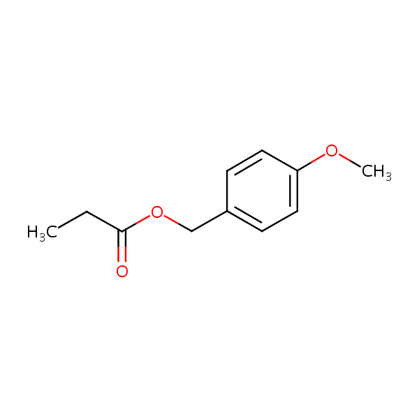 Anisyl propionate structural formula