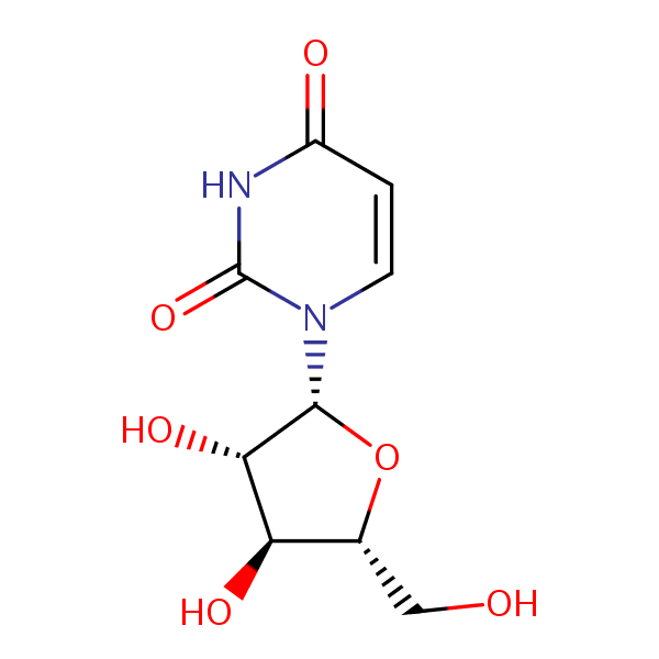 Arabinofuranosyluracil structural formula