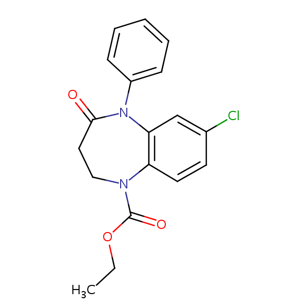 Arfendazam structural formula