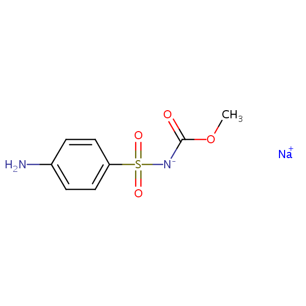 Asulam-sodium structural formula