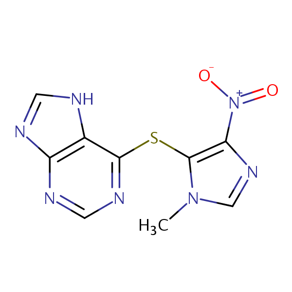 Azathioprine structural formula