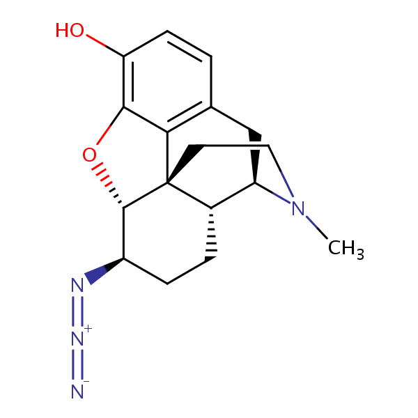 Azidomorphine structural formula