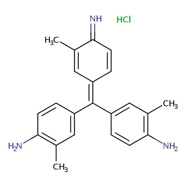 Basic Violet 2 structural formula