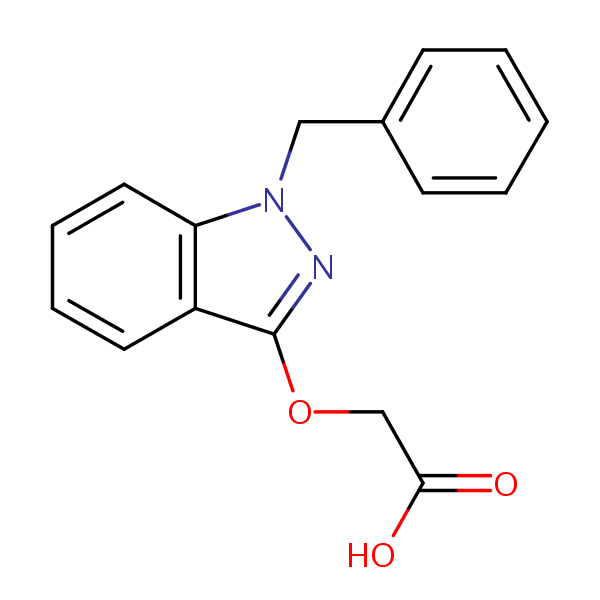 Bendazac structural formula