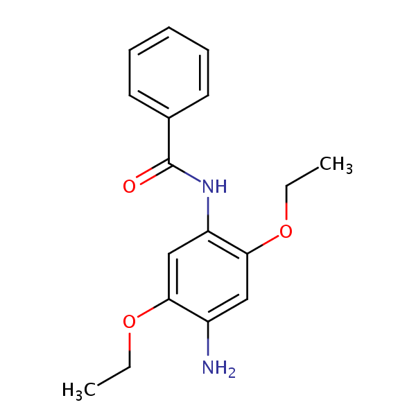 Benzamide, N-(4-amino-2,5-diethoxyphenyl)- structural formula