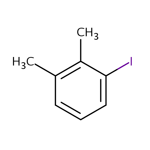 Benzene, 1-iodo-2,3-dimethyl- structural formula