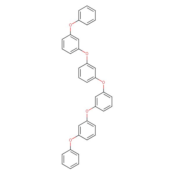 Benzene, 1,1’-oxybis[3-(3-phenoxyphenoxy)- structural formula