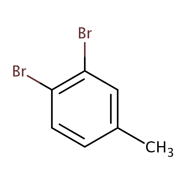 Benzene, 1,2-dibromo-4-methyl- structural formula