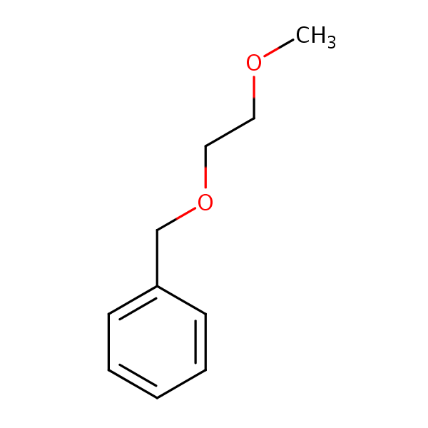 Benzene, ((2-methoxyethoxy)methyl)- structural formula