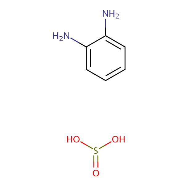 Benzene-o-diamine sulphite structural formula