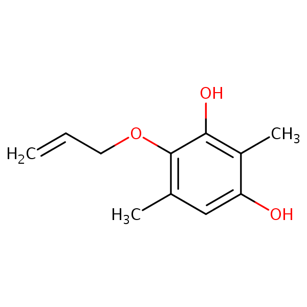 Benzenedimethanol, ar-(2-propenyloxy)- structural formula