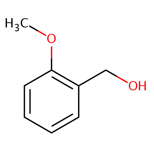 Benzenemethanol, 2-methoxy- structural formula