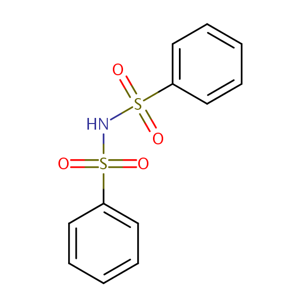 Benzenesulfonamide, N-(phenylsulfonyl)- structural formula