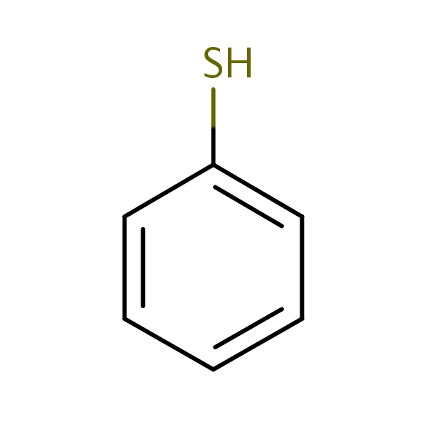Benzenethiol structural formula
