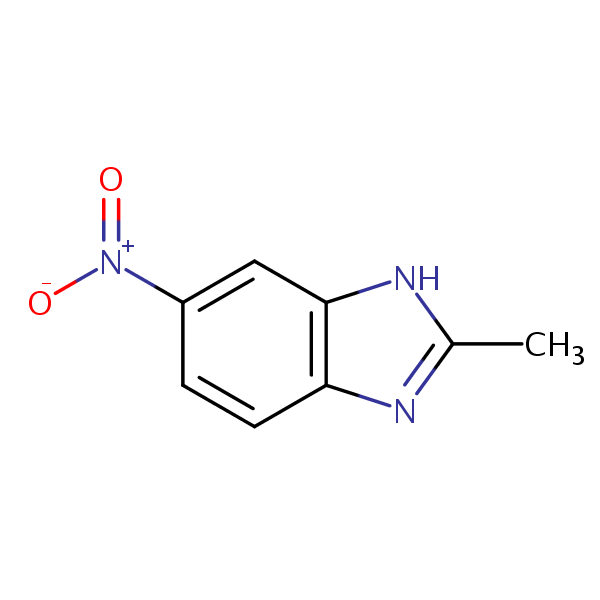 Benzimidazole, 2-methyl-5-nitro- structural formula