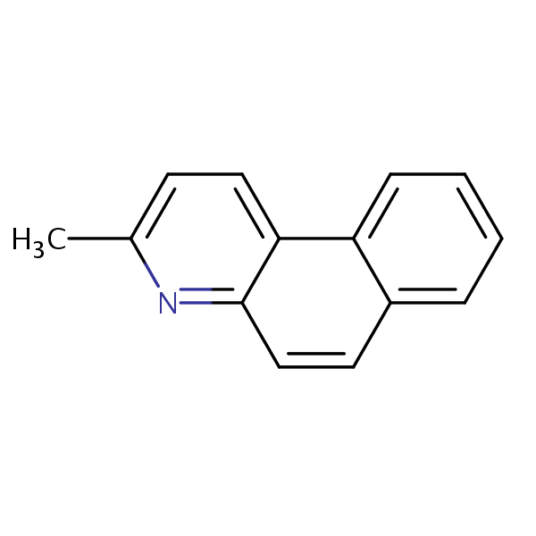 Benzo[f]quinoline, 3-methyl- structural formula