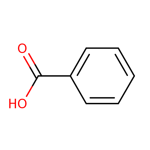 Benzoic Acid structural formula