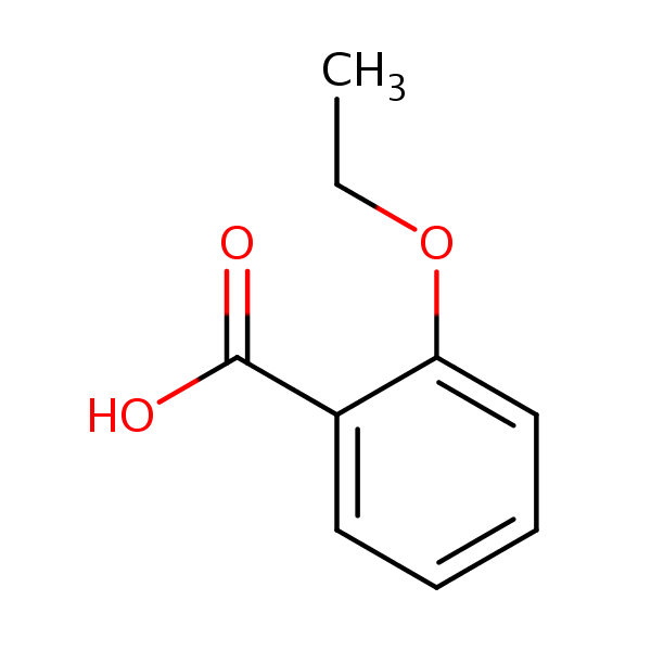 Benzoic acid, 2-ethoxy- structural formula
