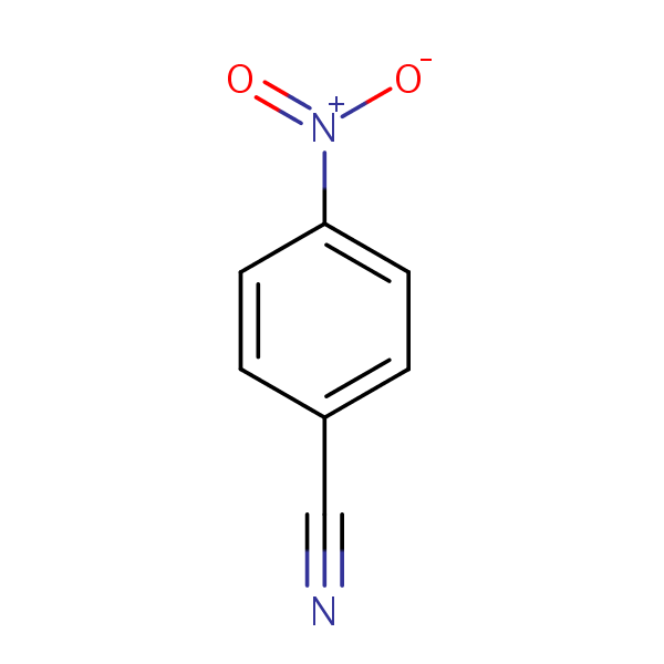 Benzonitrile, 4-nitro- structural formula