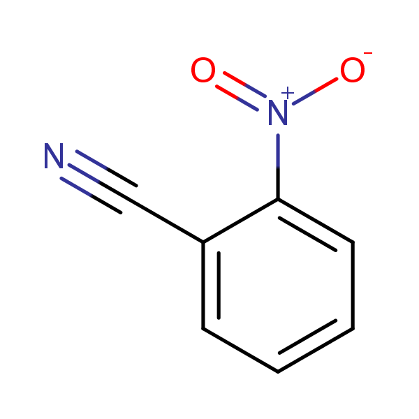 Benzonitrile, o-nitro- structural formula