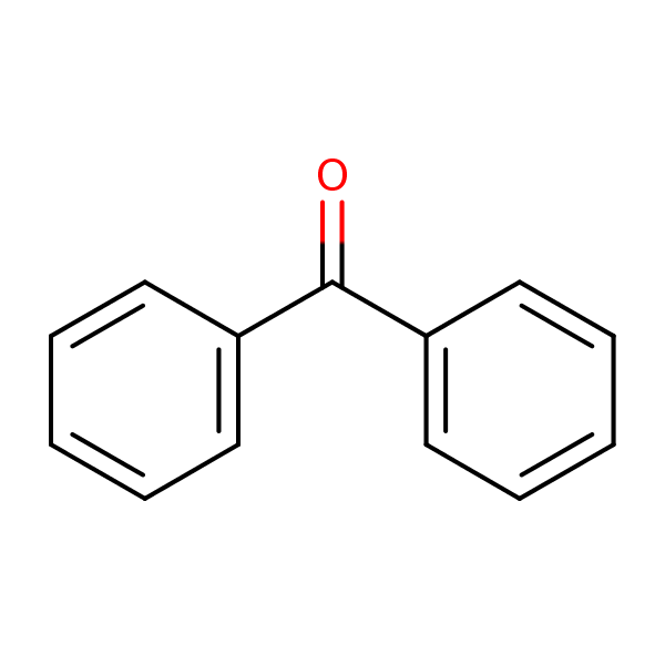 Benzophenone structural formula