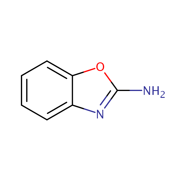 Benzoxazol-2-amine structural formula
