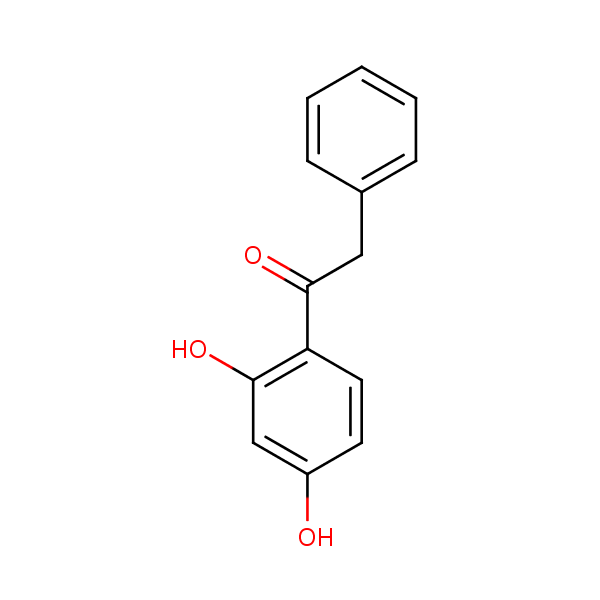 Benzyl 2,4-dihydroxyphenyl ketone structural formula