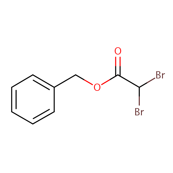 Benzyl dibromoacetate structural formula