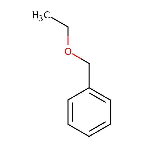 Benzyl ethyl ether structural formula