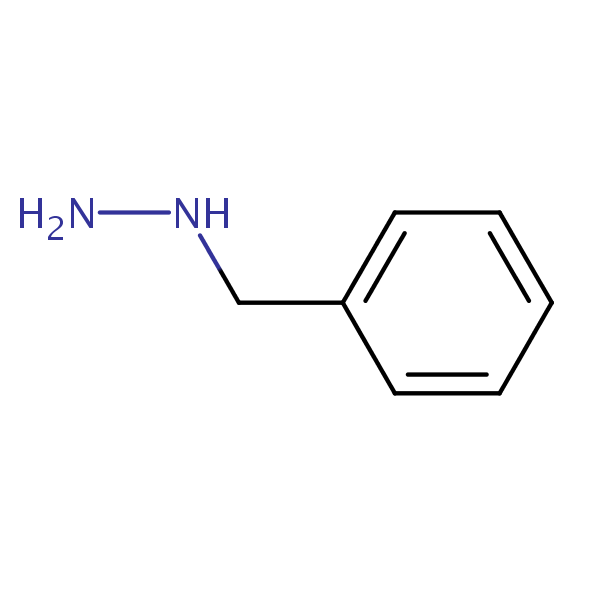 Benzylhydrazine structural formula