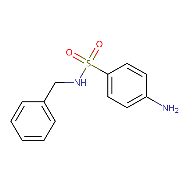 Benzylsulfamide structural formula