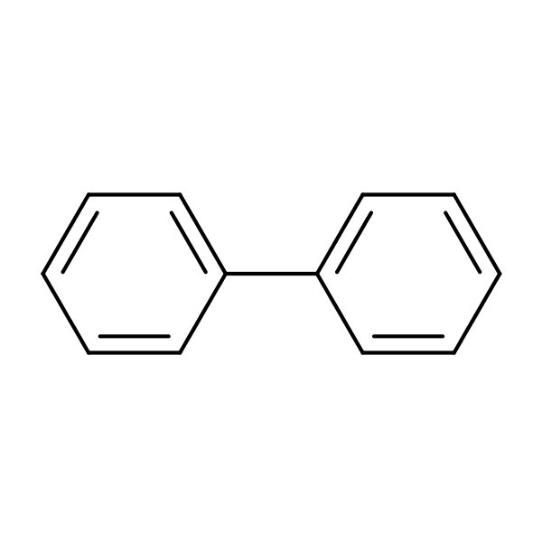 Biphenyl structural formula