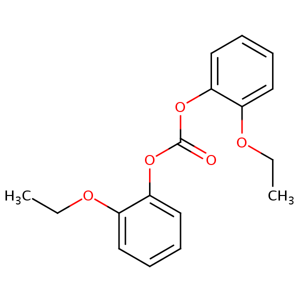 Bis(2-ethoxyphenyl) carbonate structural formula
