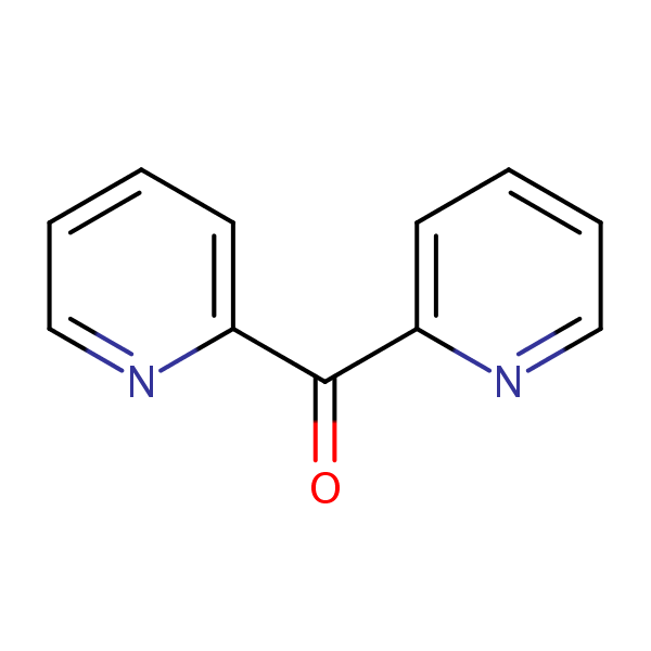 Bis(2-pyridyl) ketone structural formula