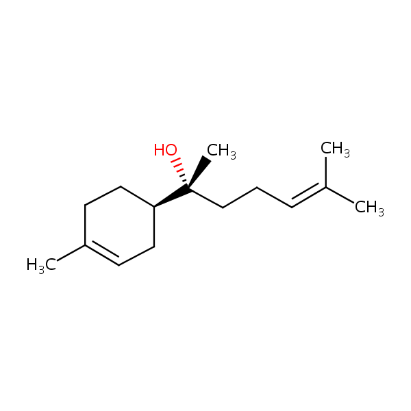 Bisabolol structural formula