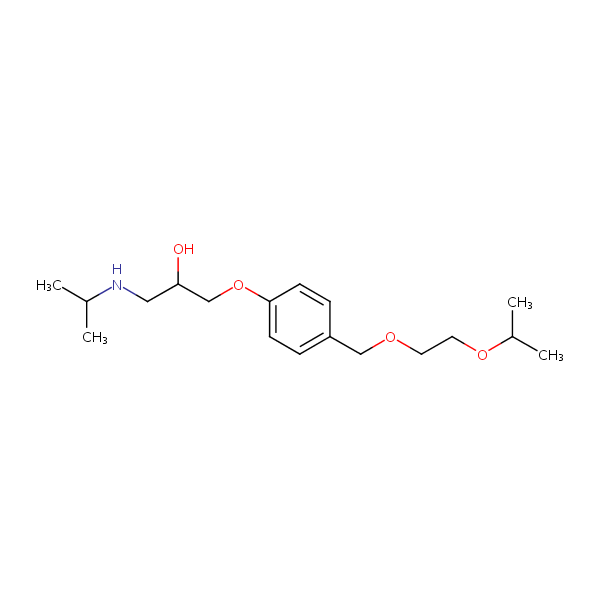 Bisoprolol structural formula
