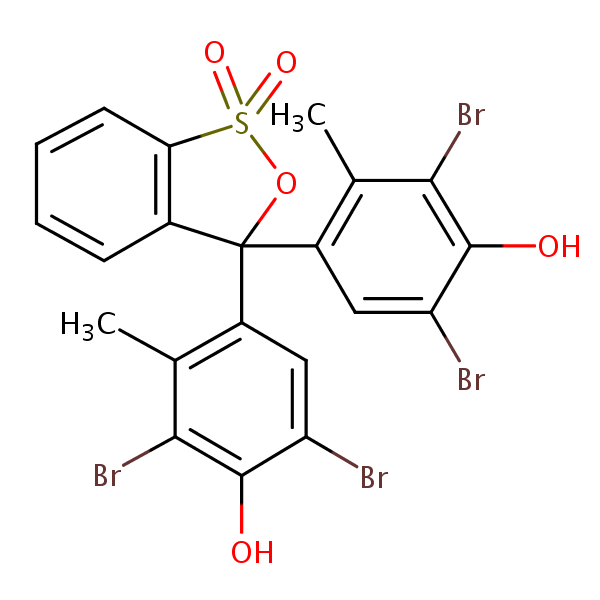 Bromcresol green structural formula