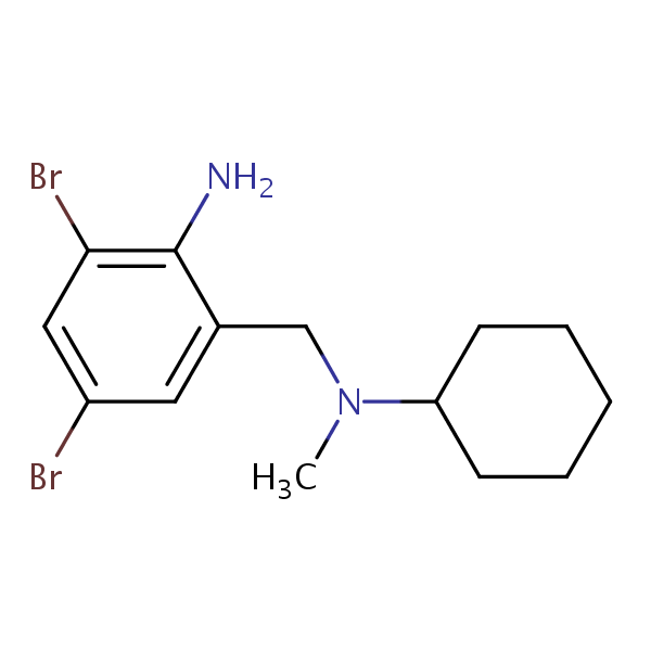 Bromhexine structural formula