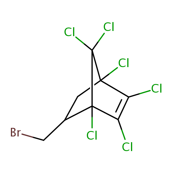 Bromociclen structural formula